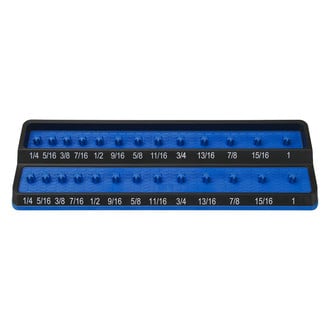 Mechanics Time Savers® - 3/8" Drive 26-Slot SAE Friction Peg Socket Holder