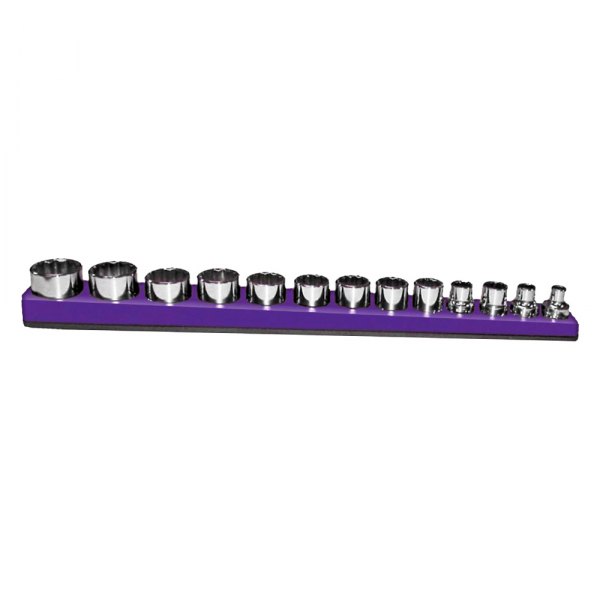 Mechanics Time Savers® - S3810-Series 3/8" Drive 12-Slot Purple Magnetic Socket Holder