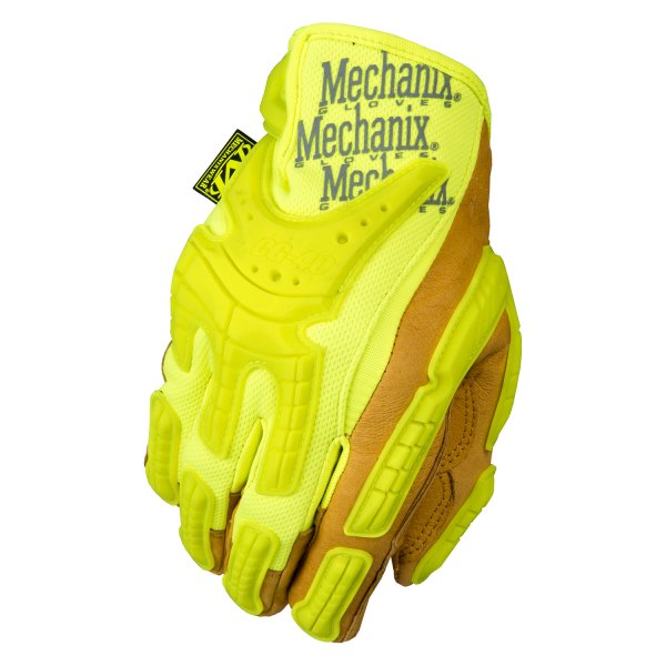 Mechanix Wear® - Small Heavy Duty Grade Hi-Viz Yellow Impact Resistant Gloves 