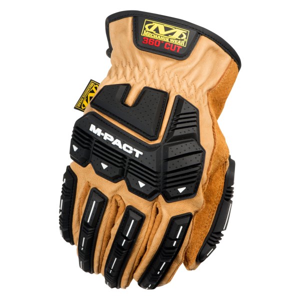 Mechanix Wear® - Durahide™ M-Pact™ Small Level 5 Brown/Black Cut Resistant Gloves