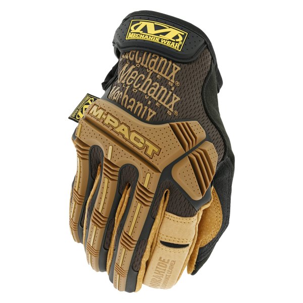 Mechanix Wear® - Durahide™ M-Pact™ Small Brown Leather Impact Resistant Gloves 