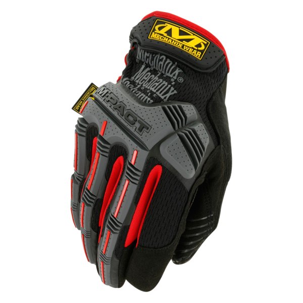 Mechanix Wear® - M-Pact™ Medium Black/Red Impact Resistant Gloves 