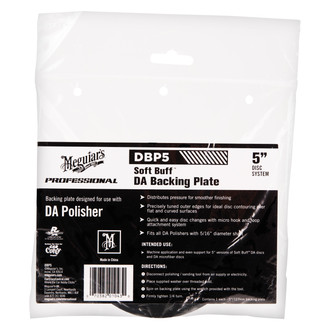 Meguiars® - Soft Buff™ 5" Dual Action Hook-and-Loop Back-Up Pad