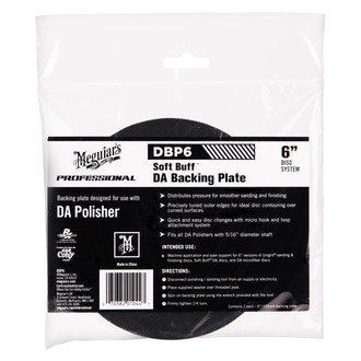 Meguiars® - Soft Buff™ 6" Dual Action Hook-and-Loop Back-Up Pad