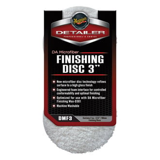 Meguiars® - 3" Microfiber Dual Action Hook-and-Loop Finishing Pad (2 Pieces)