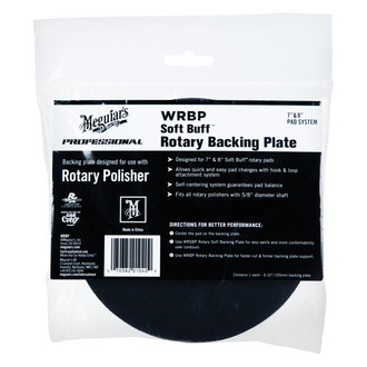 Meguiars® - Soft Buff™ 7", 8" Rotary Hook-and-Loop Back-Up Pad