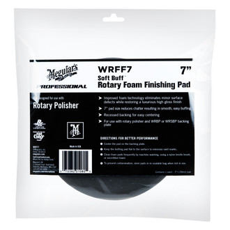 Meguiars® - Soft Buff™ 7" Foam Rotary Hook-and-Loop Finishing Pad