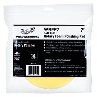 Meguiars® - Soft Buff™ 7" Foam Rotary Hook-and-Loop Polishing Pad