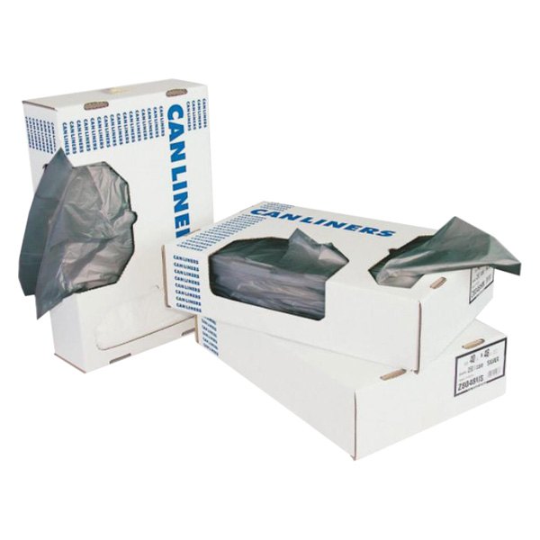 Meyer Shop Supplies® - Heritage Bag™ 250 Pieces 55 gal Gray Linear Low Density Stock Trash Bag Pack