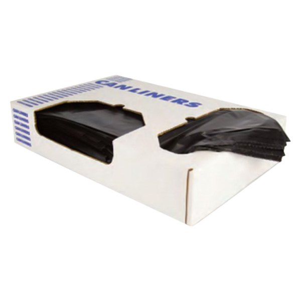 Meyer Shop Supplies® - Heritage Bag™ X-Liner 100 Pieces 60 gal Black Reprocessed Can Liner Pack