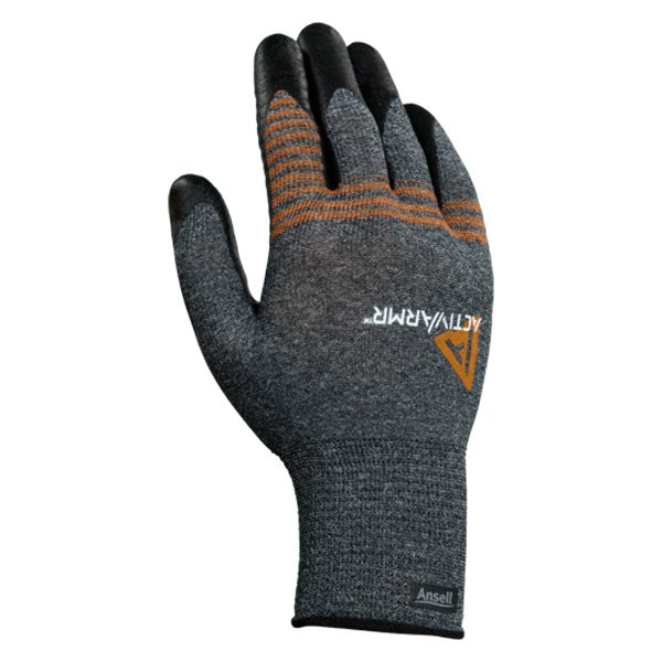 Microflex® - ActivArmr™ Small Light Duty Multipurpose Black/Gray Nylon/Spandex Mechanics Gloves