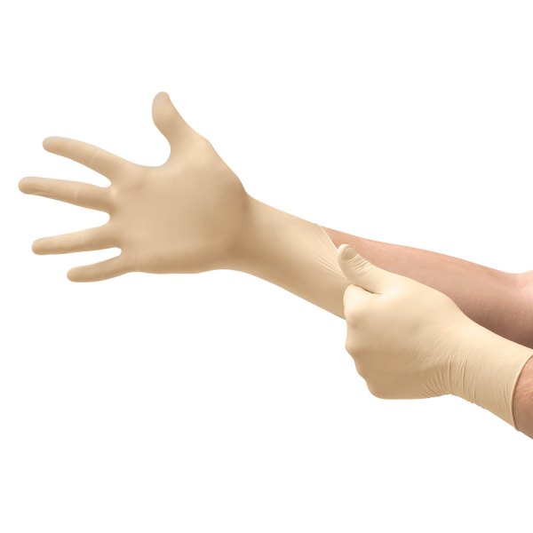 Microflex® - ComfortGrip™ Large Powder-Free Natural Latex Disposable Gloves 
