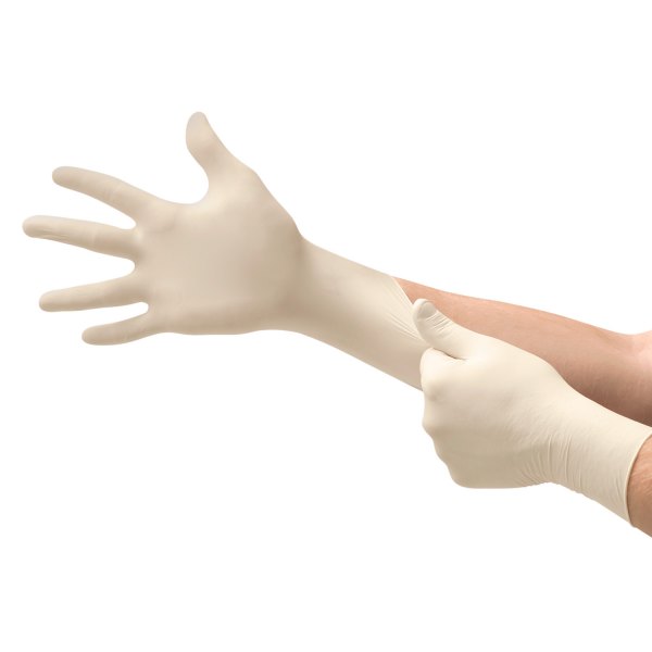 Microflex® - Diamond Grip Plus™ Large Powder-Free Natural Latex Disposable Gloves 