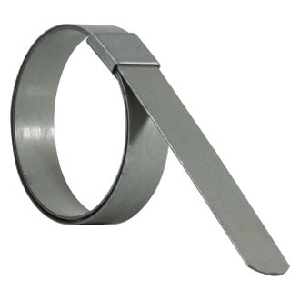 Midland Metal® - 4-1/2" SAE Gray Galvanized Steel Low-Profile Band Clamps