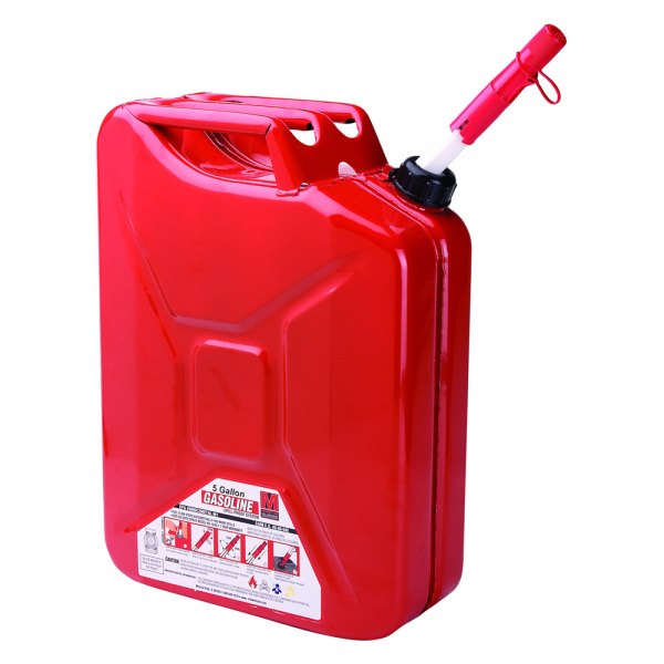 Midwest Can Company® - 5 gal Red Metal Gas Jerry Can