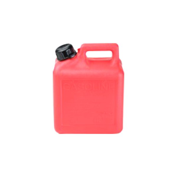 Midwest Can Company® - 1 gal Red Plastic Gas Can w/o Automatic Shut-Off Spout