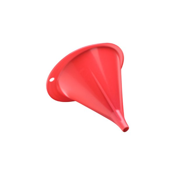 Midwest Can Company® - 0.06 gal 6" Red Plastic Funnel