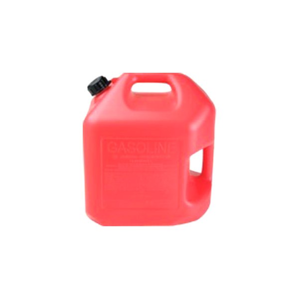 Midwest Can Company® - 5 gal Red Plastic Gas Can w/o Automatic Shut-Off Spout