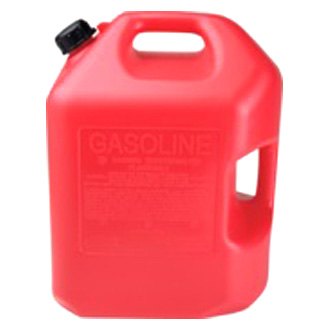 Midwest 6610 6 Gallon Red Plastic Gas Can Containers with Spill Proof Spout