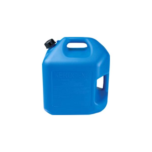 Midwest Can Company® - 5 gal Blue Plastic Kerosene Can w/o Spill Proof Automatic Shut Off Spout