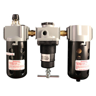 Milton® - Deluxe™ 3/8" (F) NPT FRL Trio Air Filter/Regulator