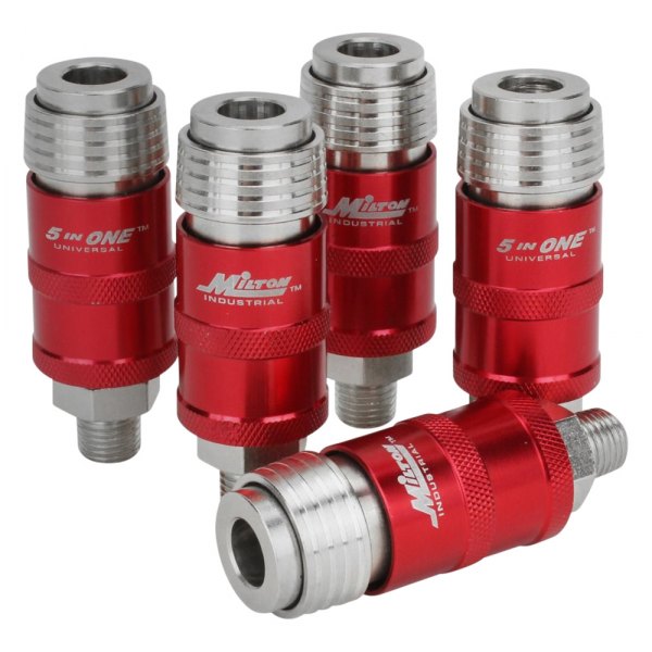 Milton® - 5 In ONE™ 1/4" (M) NPT Safety Exhaust Quick Coupler Body
