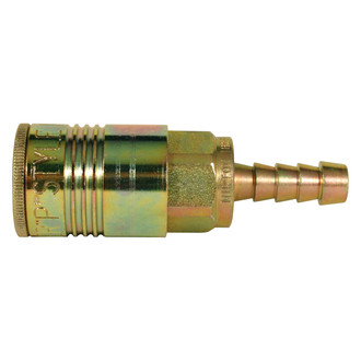 Milton® - P-Style 3/8" x 3/8" Hose Barb 68 CFM Steel Hose Barb to Quick Coupler Body, 5 Pieces