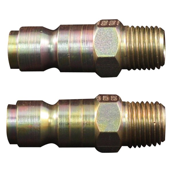 Milton® - P-Style 1/4" (M) NPT x 1/4" 68 CFM Steel Quick Coupler Plug in Box Package