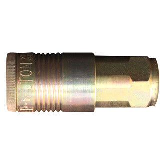 Milton® - G-Style 1/2" (F) NPT x 1/2" 99 CFM Steel Quick Coupler Body in Retail Pack Package, 5 Pieces