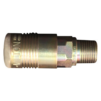 Milton® - G-Style 1/2" (M) NPT x 1/2" 99 CFM Steel Quick Coupler Body, 5 Pieces