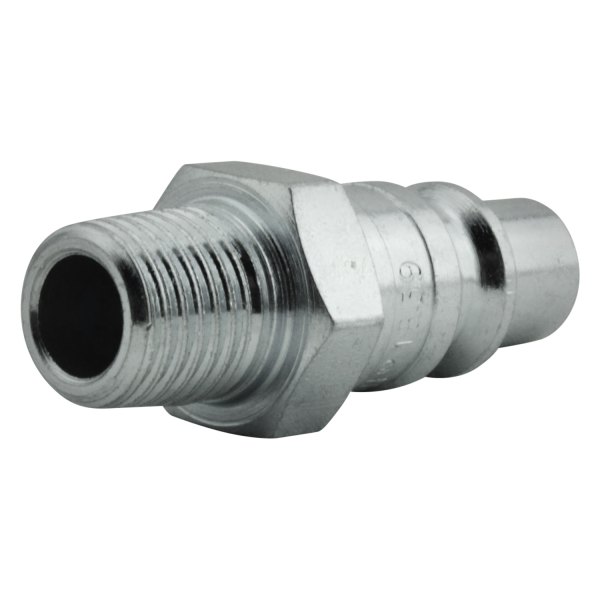 Milton® - H-Style 1/4" (M) NPT x 3/8" 65 CFM Steel Quick Coupler Plug