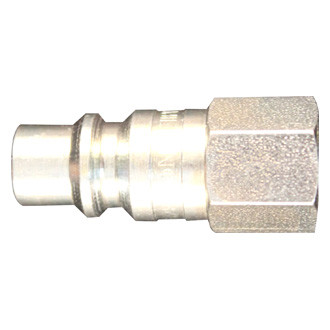 Milton® - H-Style 1/4" (F) NPT x 3/8" 67 CFM Steel Quick Coupler Plug, 10 Pieces