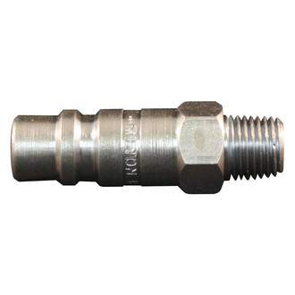 Milton® - G-Style 1/4" (M) NPT x 1/4" 99 CFM Steel Quick Coupler Plug in Box Package, 5 Pieces