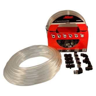 Milton® - 3/8" x 50' Clear Polyurethane Air Hoses Kit