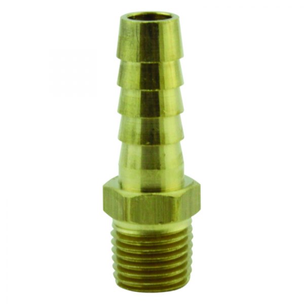 Milton® - 1/4" (M) NPT x 3/8" OD Brass Barbed Hose Fitting, 10 Pieces