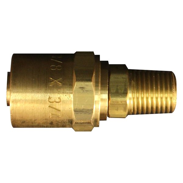 Milton® - 1/4" (M) NPT x 3/4" OD Brass Straight Compression Fitting