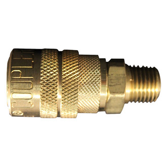 Milton® - KWIK-CHANGE™ M-Style 1/4" (M) NPT x 1/4" 40 CFM Steel Quick Coupler Body, 10 Pieces