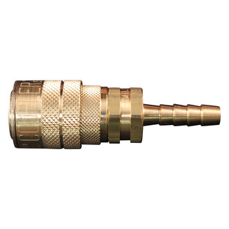 Milton® - M-Style 1/4" Hose Barb Brass Hose Barb to Quick Coupler Body