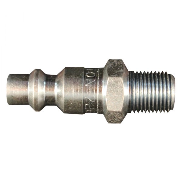 Milton® - M-Style 1/8" (M) NPT x 1/4" 40 CFM Steel Quick Coupler Plug, 10 Pieces