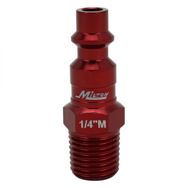 Milton® - ColorFit™ M-Style 1/4" (M) NPT Quick Coupler Plug, 20 Pieces