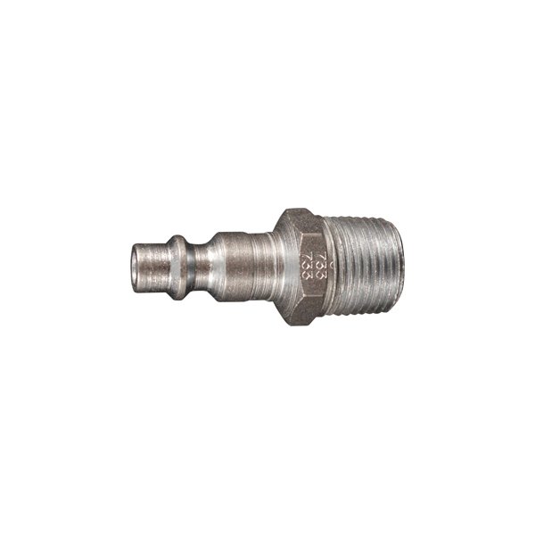 Milton® - M-Style 3/8" (M) NPT x 1/4" 40 CFM Steel Quick Coupler Plug, 2 Pieces