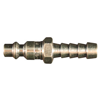 Milton® - M-Style 3/8" x 3/8" Hose Barb 40 CFM Steel Quick Coupler Plug, 10 Pieces