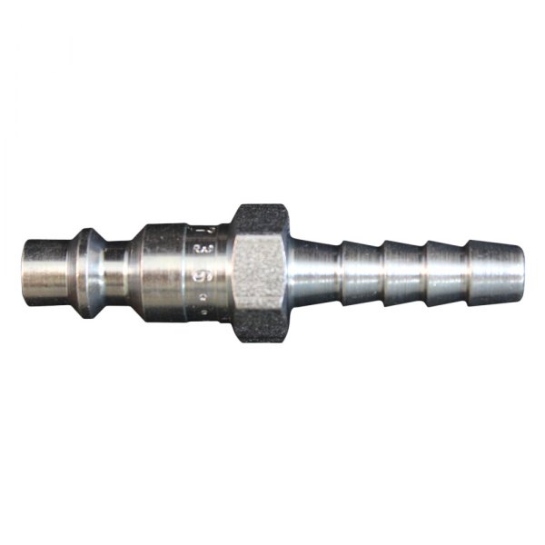 Milton® - M-Style 1/4" x 1/4" Hose Barb 40 CFM Steel Quick Coupler Plug, 10 Pieces