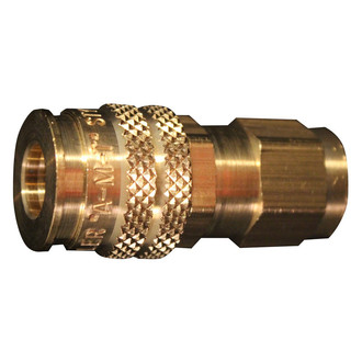 Milton® 745 - AMT-Style 1/4" (F) NPT x 1/4" 42 CFM Brass Quick Coupler Body, 10 Pieces