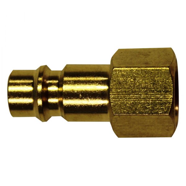 Milton® - V-Style 1/4" (F) NPT x 1/4" 74 CFM Brass High Flow Quick Coupler Plug, 10 Pieces