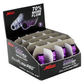 Milton® - ColorFit™ V-Style 1/4" (F) NPT x 1/4" Quick Coupler Plug