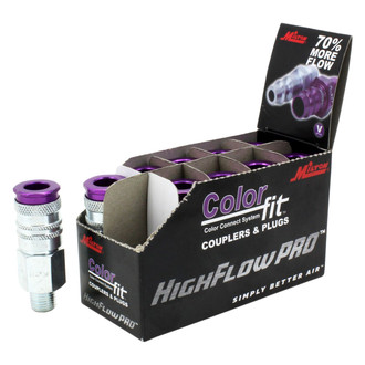 Milton® - ColorFit™ V-Style 1/4" NPT Quick Coupler Body