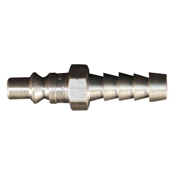 Milton® - A-Style 1/4" x 1/4" Hose Barb 34 CFM Steel Quick Coupler Plug, 10 Pieces