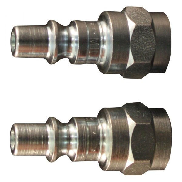 Milton® - A-Style 1/4" (F) NPT x 1/4" 34 CFM Steel Quick Coupler Plug, 10 Pieces