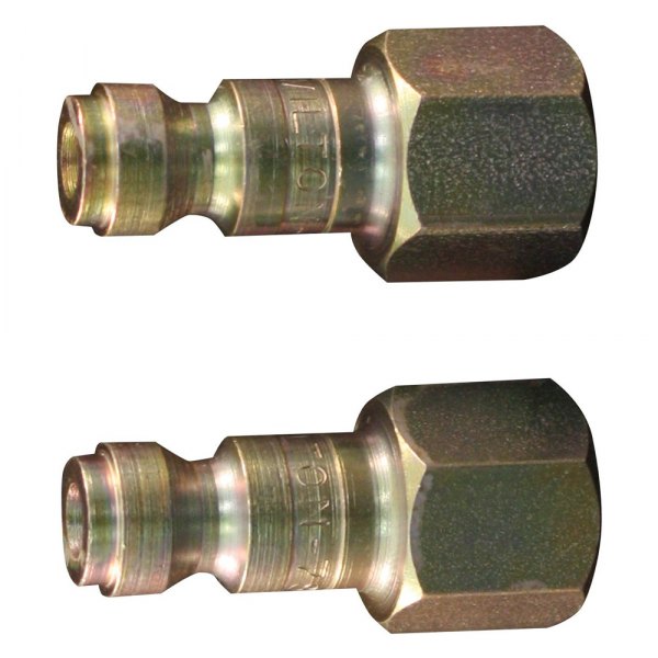 Milton® - T-Style 1/4" (F) NPT x 1/4" Quick Coupler Plug in Retail Pack Package